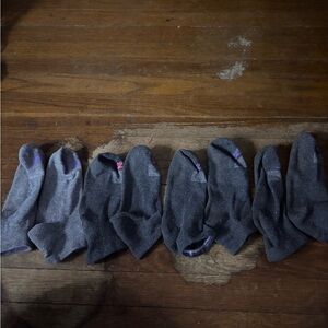 Avia Gray and Black Women's Socks